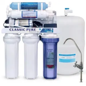 Classic Pure 7-stage reverse osmosis filtration system, Taiwan فلتر كلاسيك بيور تناضح عكسي 7 مراحل، صناعة تايوان