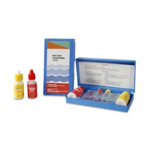 Basic water quality test kit with chlorine and pH testing solutions, 15ml / طقم فحص جودة المياه الأساسي مع محاليل فحص الكلور والحموضة، 15 مل